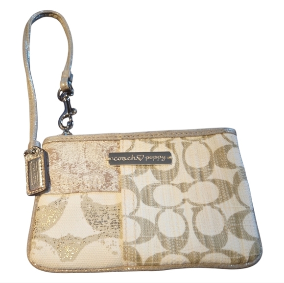 Coach Handbags - Coach Y2K Poppy Signature Wristlet- NWOT
